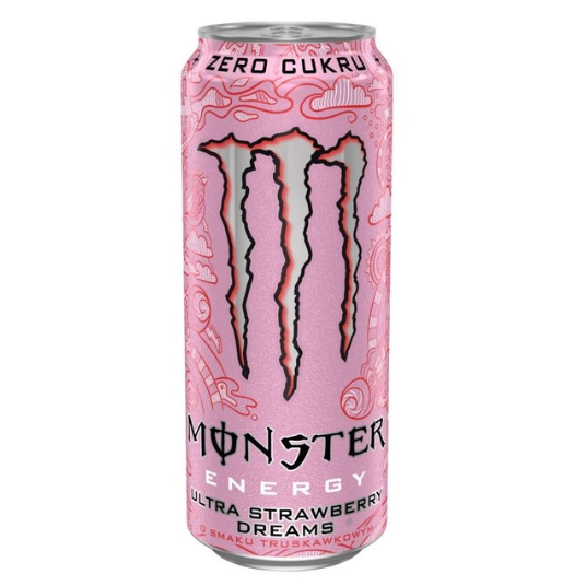 Напій енергетичний Monster Ultra Strawberry Dreams 500мл.