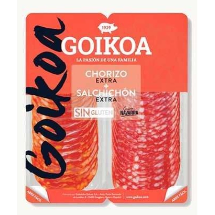 Нарізка книжка Сальчічон + Чорізо GoiKoa 180г.