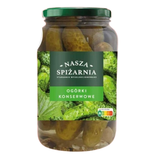 Огірки консервовані NASZA SPIŻARNIA 880г.