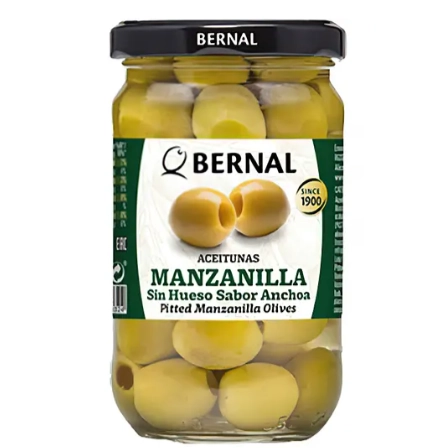 Оливки б/к,з\к Bernal 300г.