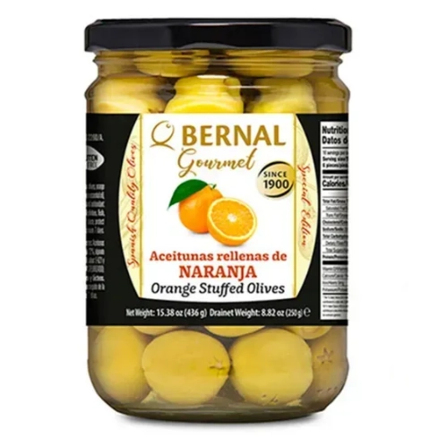 Оливки Bernal з апельсином 436г.