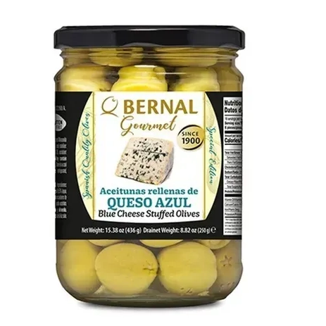 Оливки Bernal з сиром 436г.