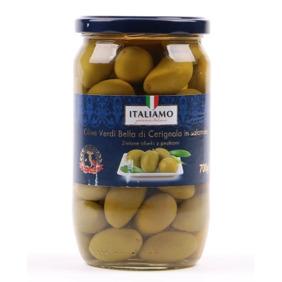 Оливки зелені з/к Italiano 720г.