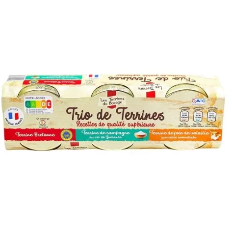 Паштет м'ясний Les Terrines du Bocage 180г.