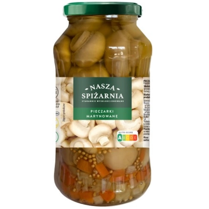 Мариновані шампіньйони Nasza Spizarnia 420г.