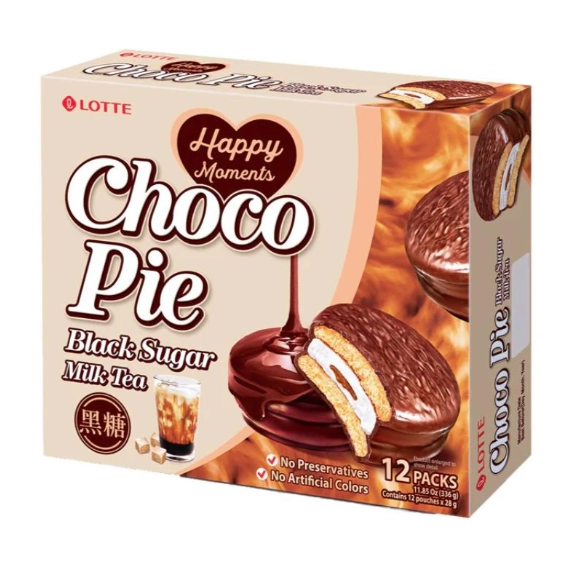 Печиво Choco Pie Black Milk Tea 336 г.