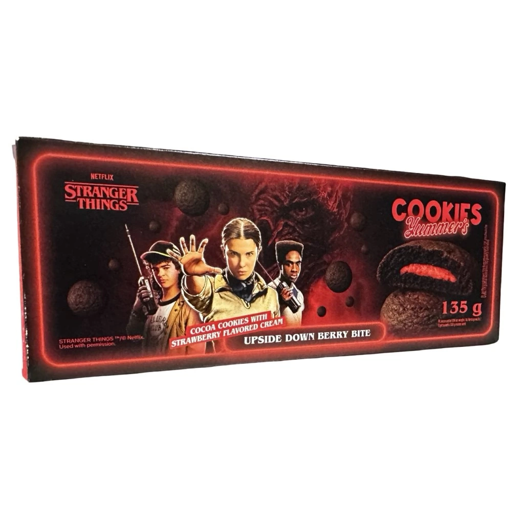 Печиво Stranger Things with Strawberry Cream Yummer's Cookies 135 г.