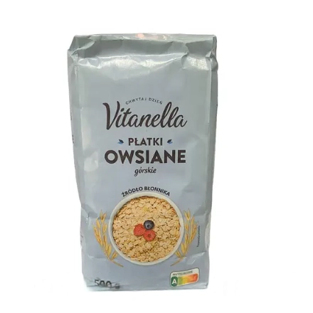 Пластівці вівсяні Vitanella  500г.
