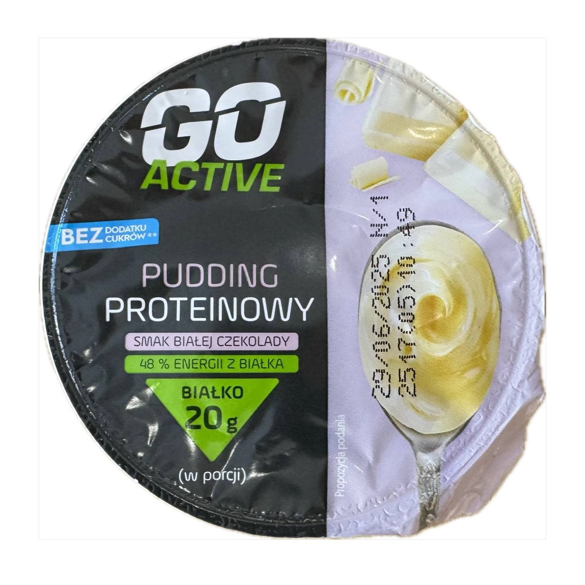 Пудинг Protein із смаком білого шоколаду GoActive 200г.