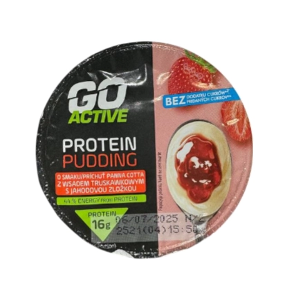 Пудинг протеїновий Panna cotta полуниця GoActive 200г.