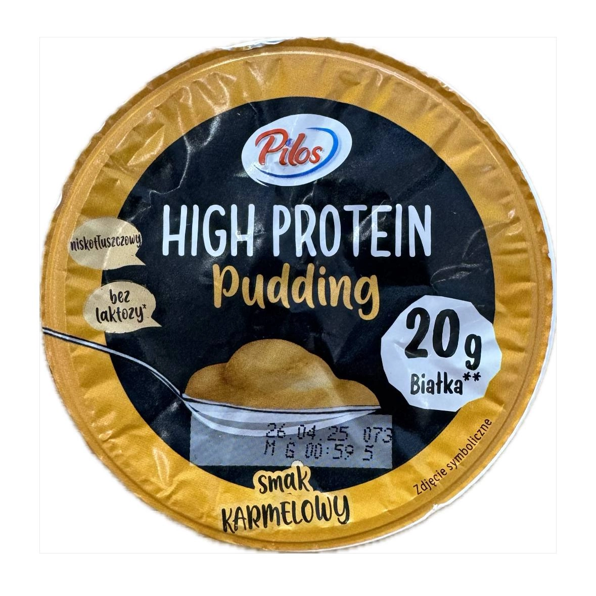 Пудинг зі смаком карамелі High Protein Pilos 200г.