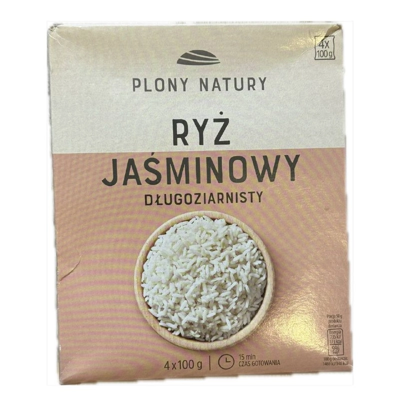 Рис жасминовий Plony natury 400г.