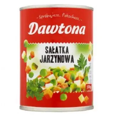 Салат консервований овочевий Dawtona 410г.