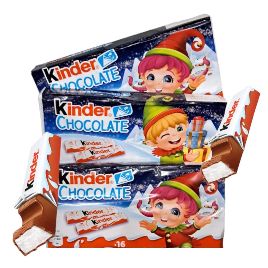 Шоколад новорічний Kinder 200 г.