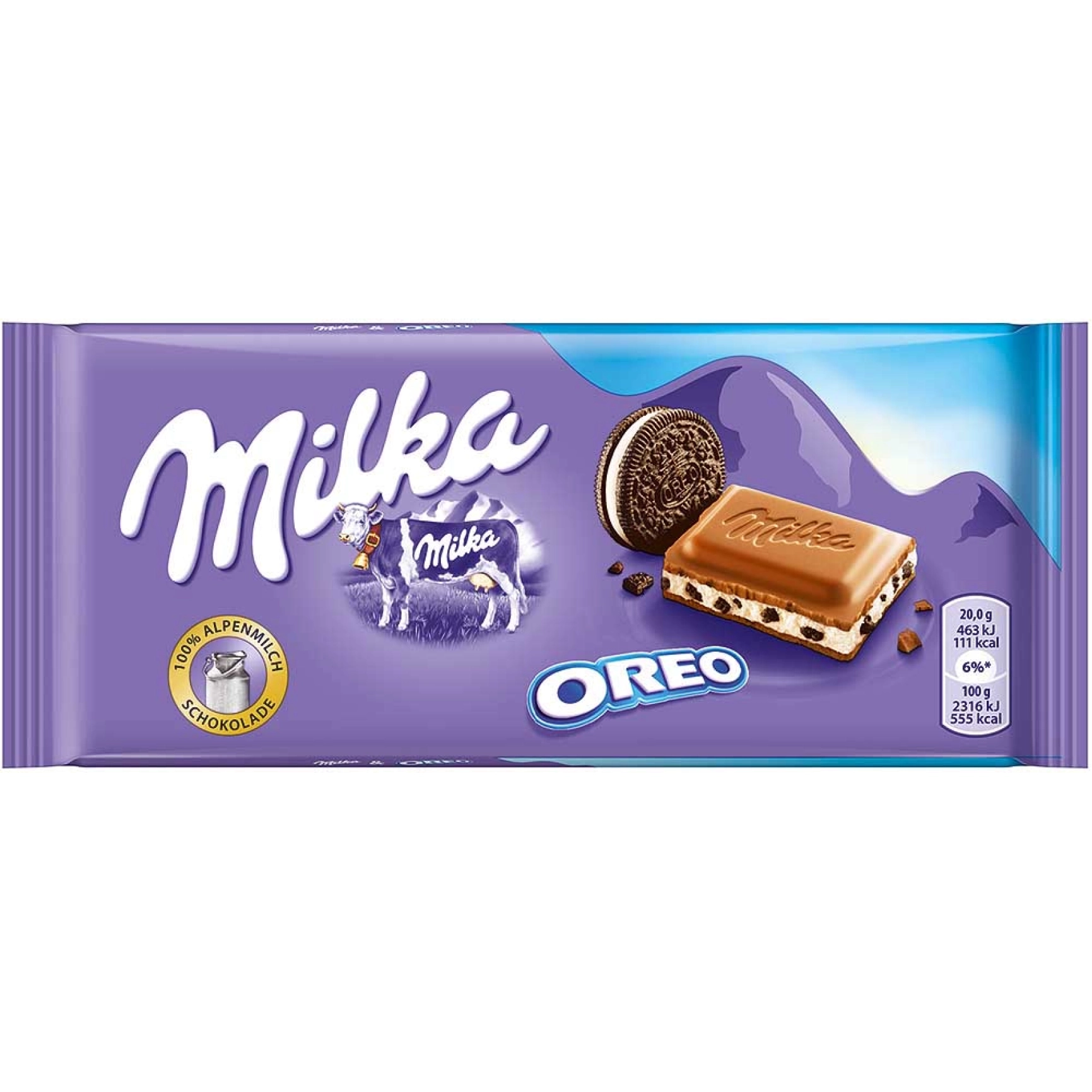 Шоколад Milka Oreo 100 г.