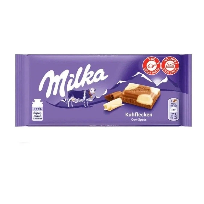 Шоколад Milka Kuhflecken 90 г.