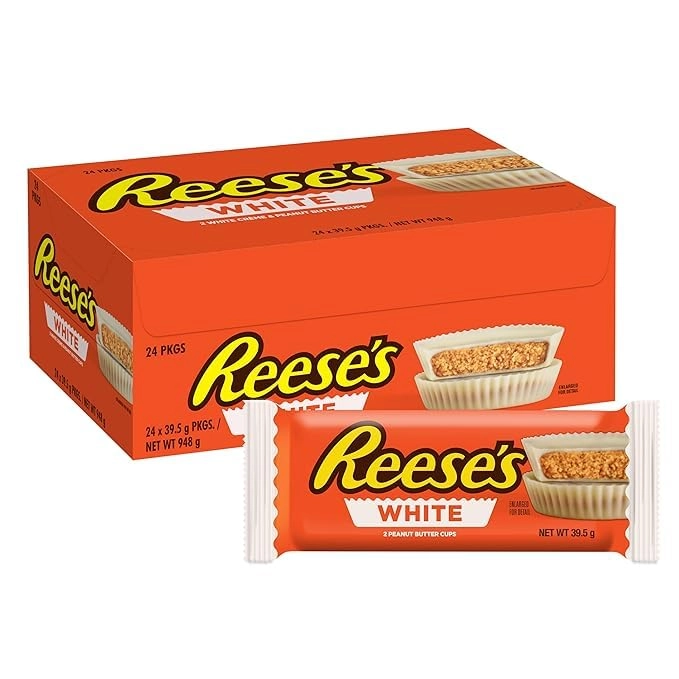Шоколад Reese's White Peanut Butter 2 Cups King Size 39.5 г.