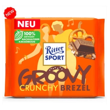 Шоколад Ritter Sport Crunchy Brezel 100г.