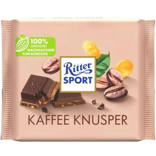 Шоколад Ritter Sport Kaffee Knusper 100г.