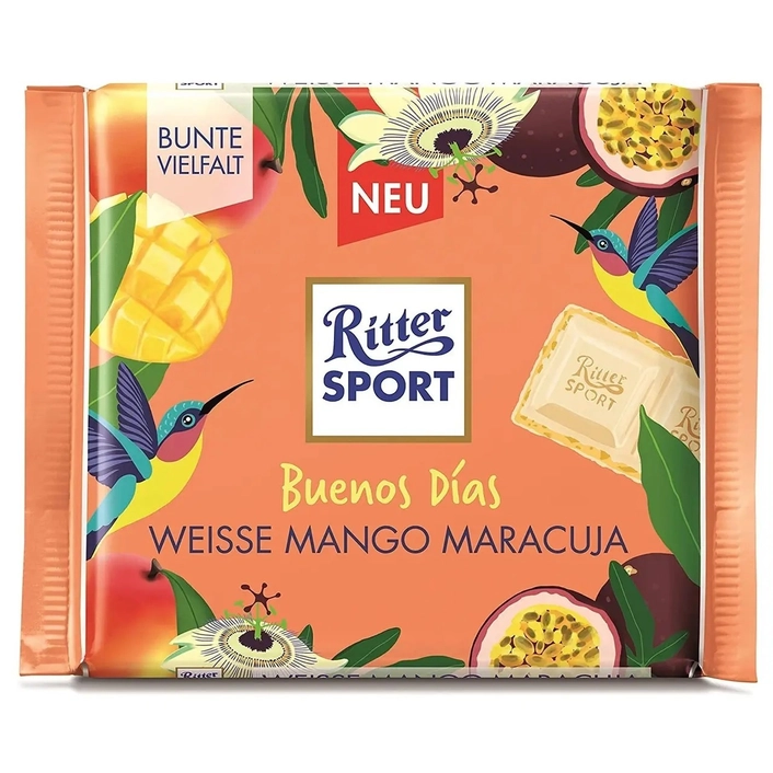 Шоколад Ritter Sport Mango Maracuja 100г.