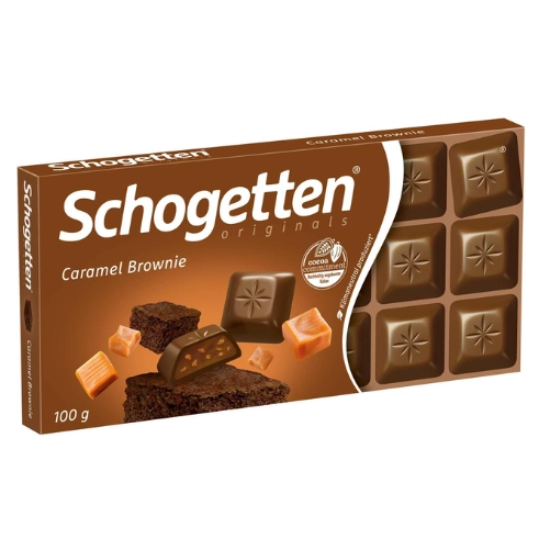 Шоколад Schogetten Caramel Brownie 100 г.