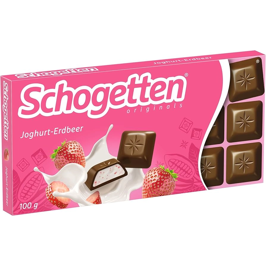 Шоколад Schogetten Yoghurt-Strawberry 100 г.