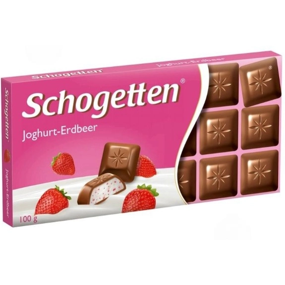 Шоколад Schogetten Yoghurt-Strawberry 100 г.
