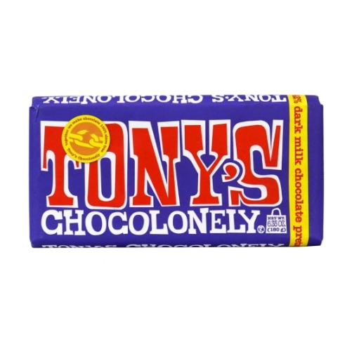 Шоколад Tony's Chocolonely Brezel toffee 180г.