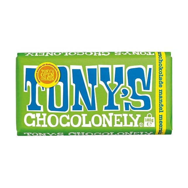 Шоколад Tony's Chocolonely Zartbitter Meersalz 180г.