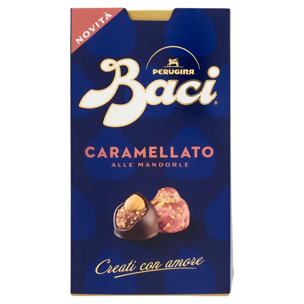 Шоколадні цукерки Baci Perugina Caramellato 200г.