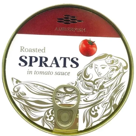 Шпроти в томатному соусі Sprats Amberfish 240г. Латвія