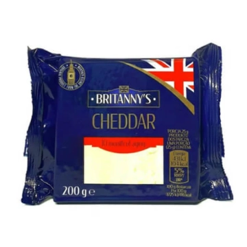 Сир Чеддер Cheddar Brittany’s 200 г
