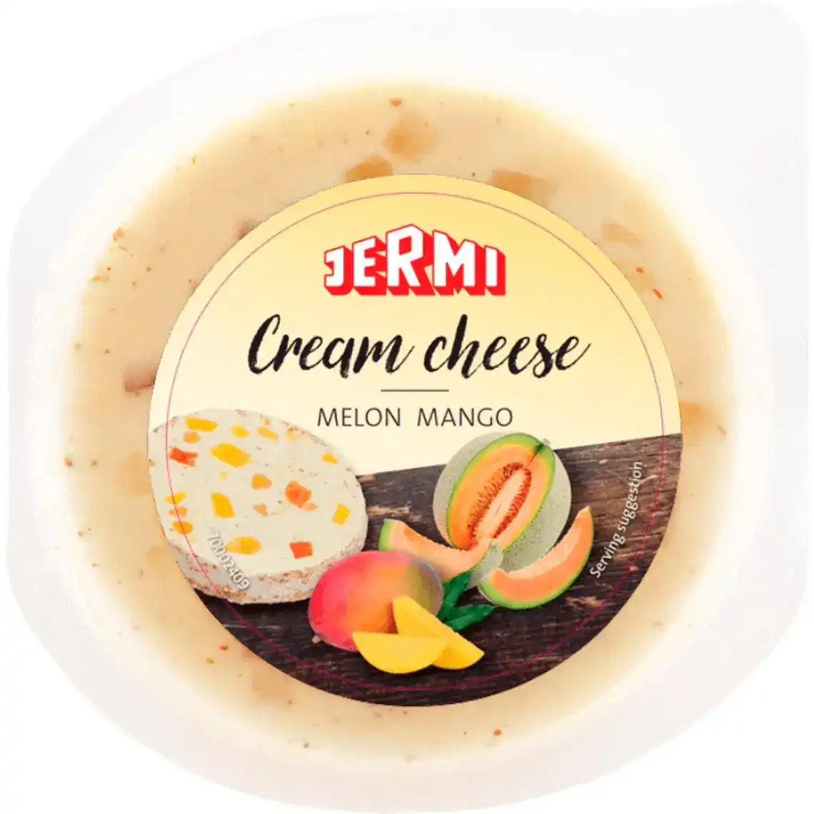 Крем-сир з динею та манго Jermi 125 г
