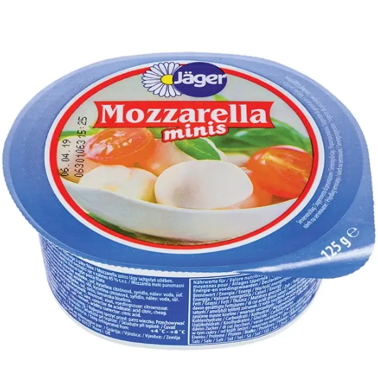 Сир Моцарелла міні Jager 125 г.