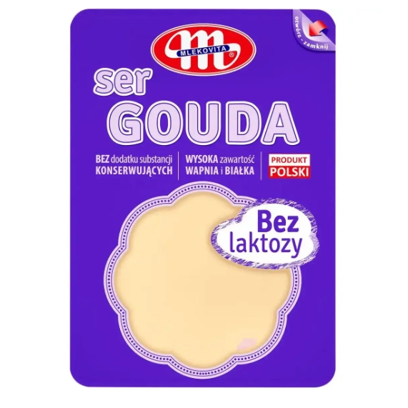 Сир Gouda Mlekovita безлактозна 150г.
