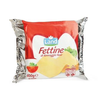 Сир тостовий Fettine Land 400г.