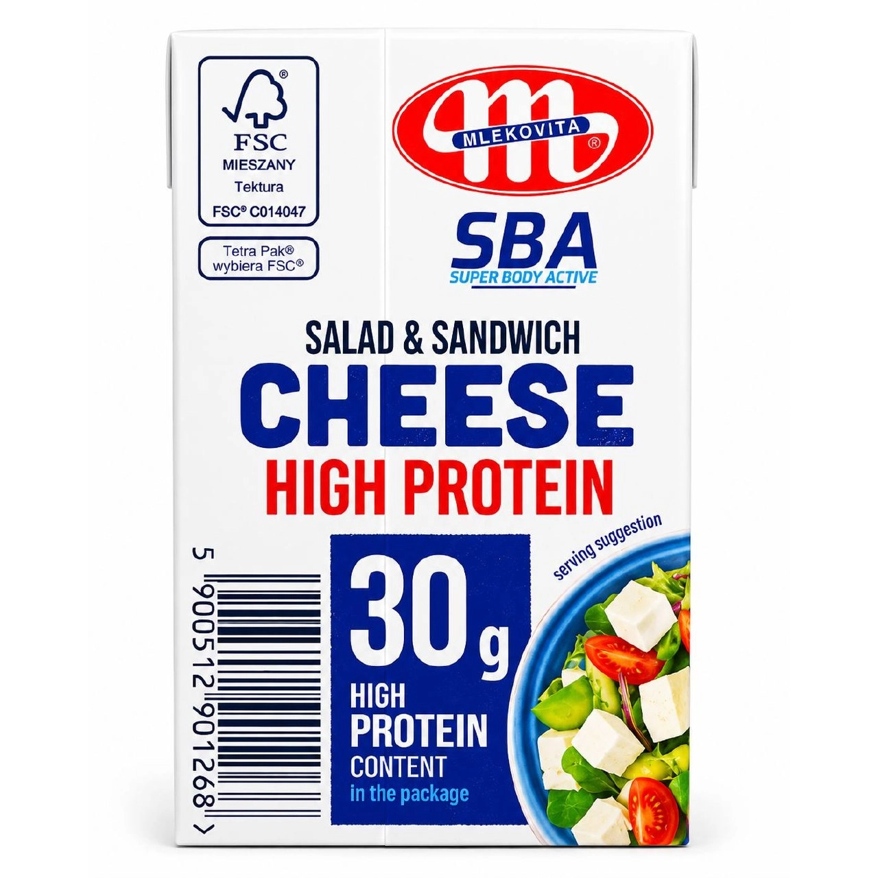 Сир високобілковий Feta Mlekovita 270г.