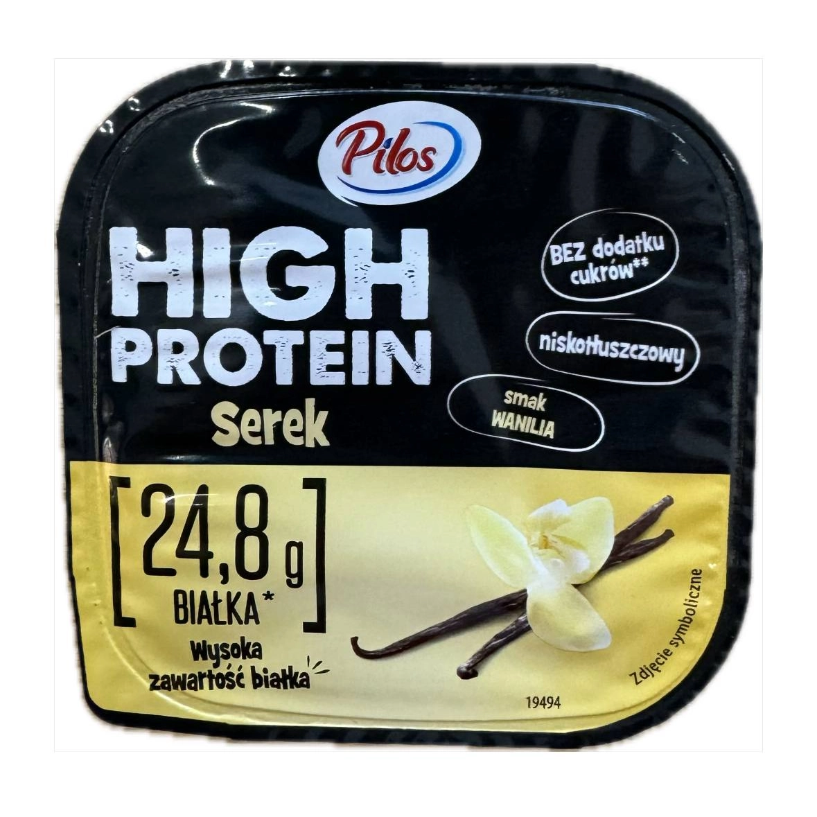 Сирок зі смаком ванілі High Protein Pilos 200г.