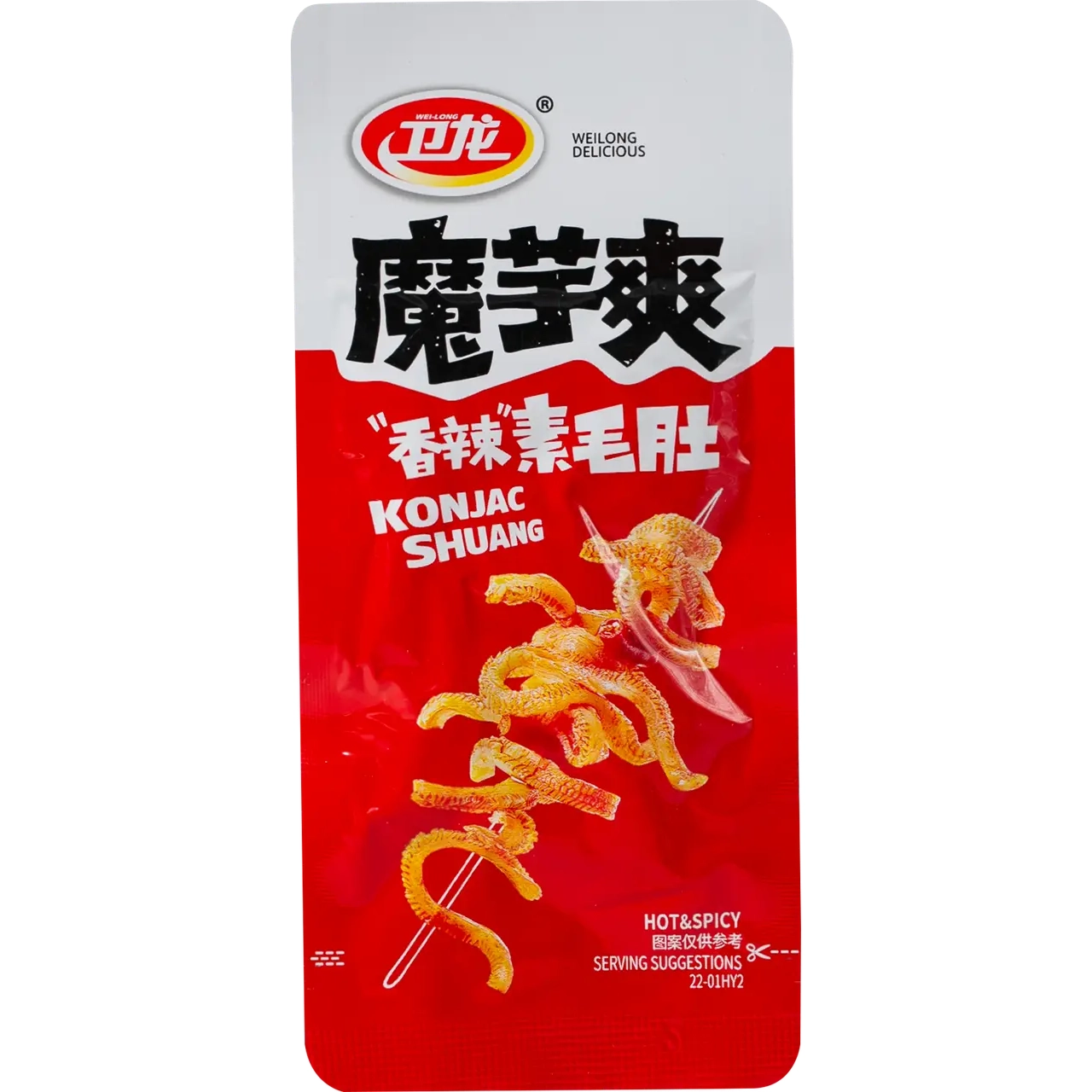 Снек Konjac Shuang Hot & Spicy WEILONG 18 г.