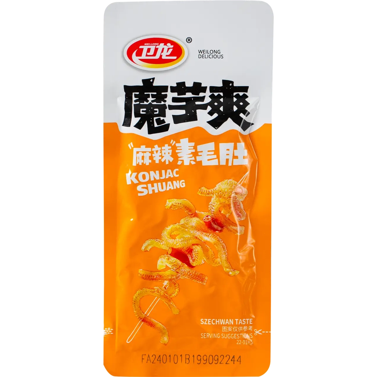Снек Konjac Shuang Sichuan Flavor WEILONG 18 г.