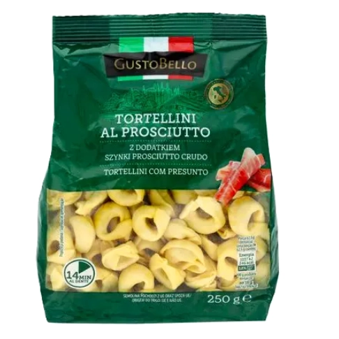 Тортеліні з хамоном Gusto Bello 250г.