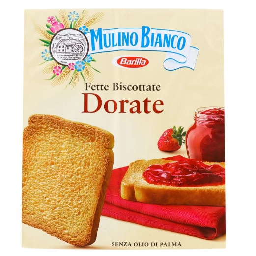 Тости Mulino Bianco Fette Biscottate Dorate 315 г.