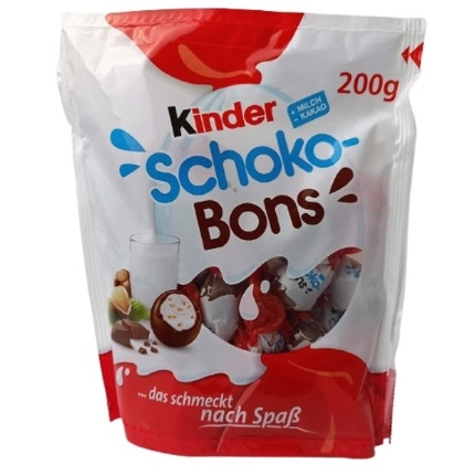 Цукерки Kinder Schoko bons 200г.