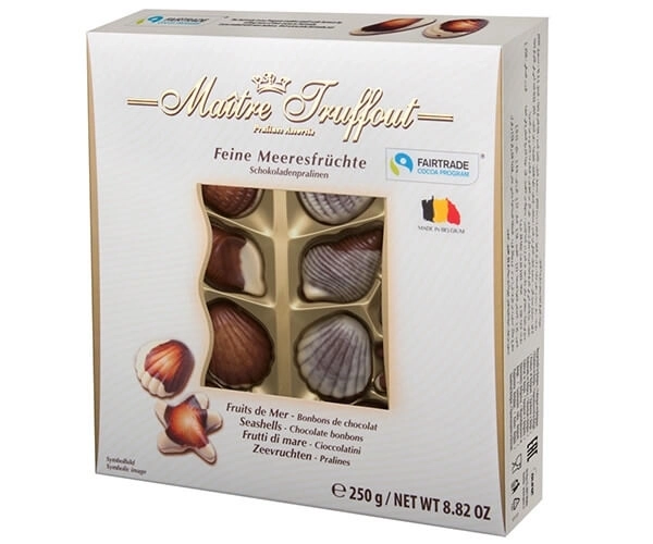 Цукерки Праліне Maitre Truffout Морські мушлі 250 г