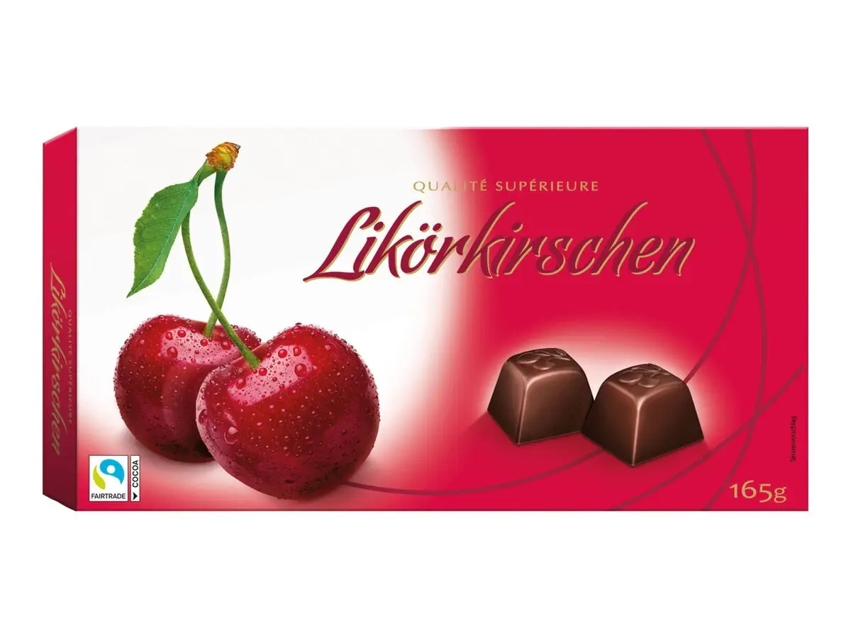 Цукерки Шоколадні Вишня у Лікері Cherry Liqueurs Likorkirschen 165 г