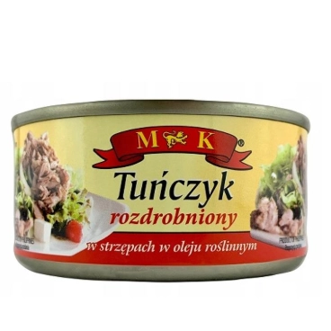 Тунець в олії M&K Tunczyk дроблений 170 гр.
