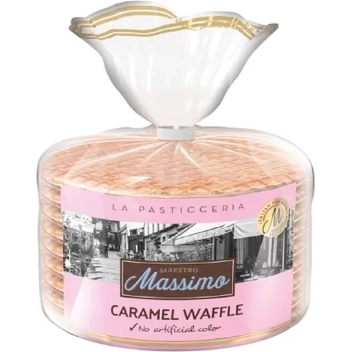 Вафлі голландські Maestro Massimo Caramel 176г