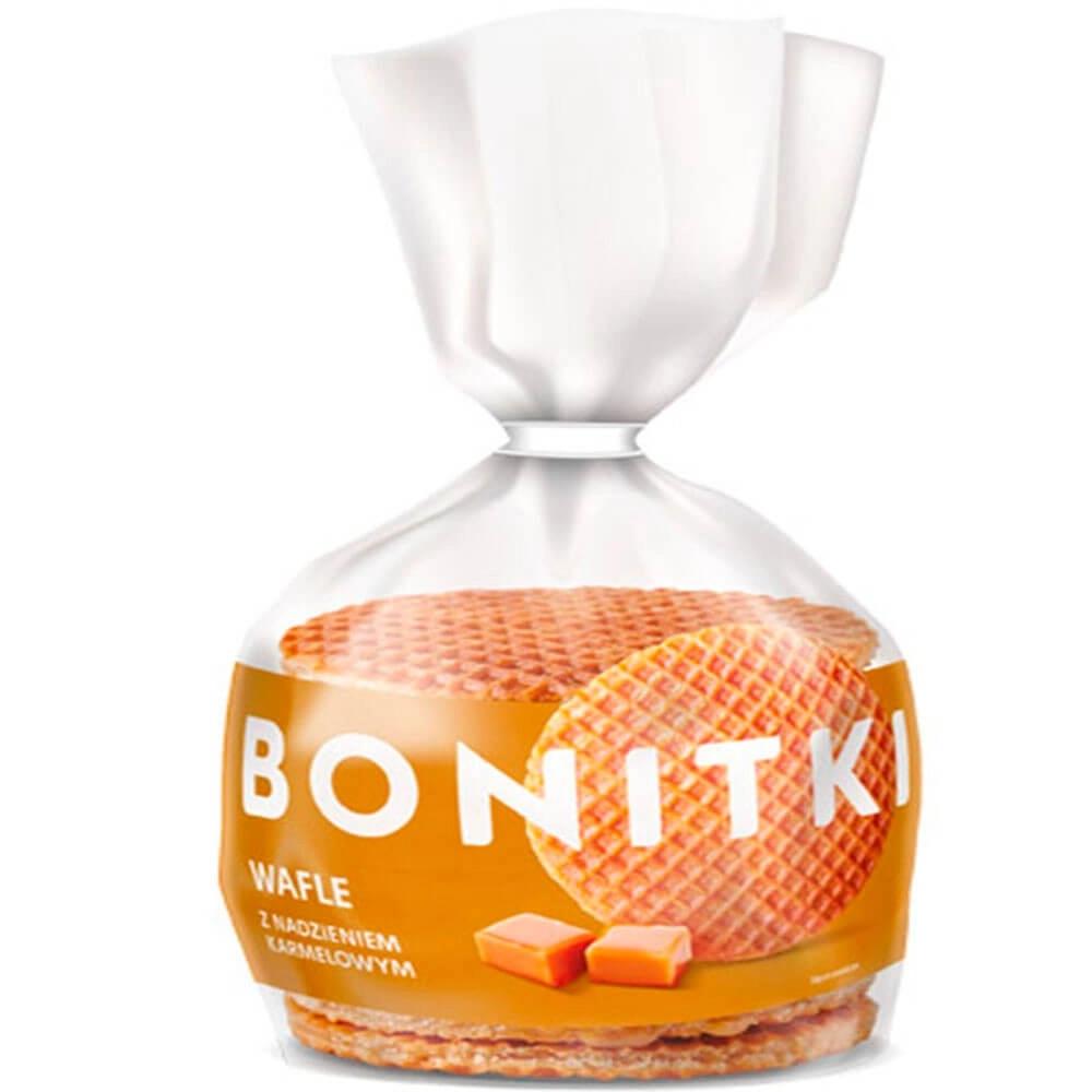 Вафлі карамельні Bonitki 400г