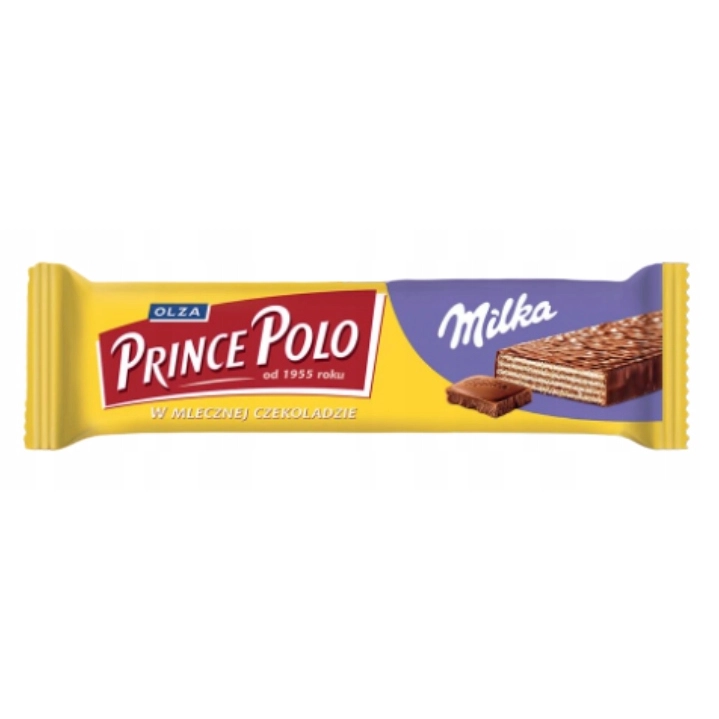 Вафлі Prince Polo Milka 45 г.