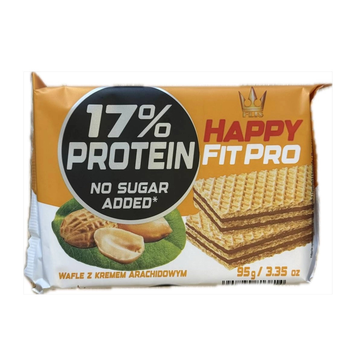 Вафлі з арахісовою пастою Protein Happy Fit Pro 95г.
